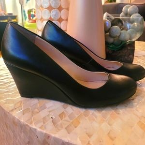 Jessica Simpson Black Wedge Pumps Sz 7